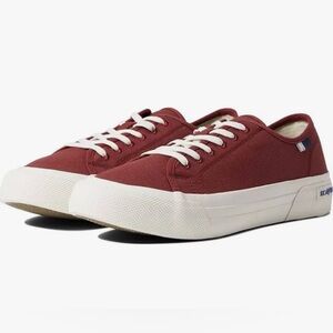 SeaVees Women's SeaChange LTT Canvas Casual Sneaker Burnt Henna Size 9